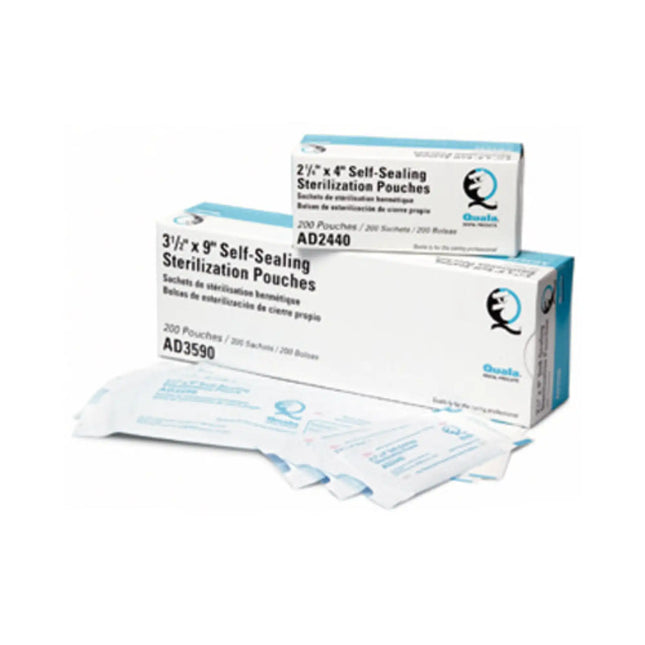 Quala - Sterilization Pouch, 3.5" x 9", 500/bx, LAD3590