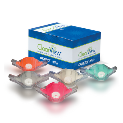 ClearView Single-Use Nasal Mask Large Adult Outlaw Orange 12/Pk, 33034-10