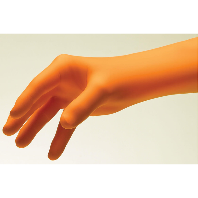 NitriDerm Ultra Orange Nitrile Gloves 100/Box X-Small