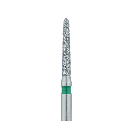 Meisinger Multi-Use Diamond Burs, FG, Modified Torpedo, # 878G, 1.4 mm, Coarse, Green, 5/Pk, 878G-014-FG