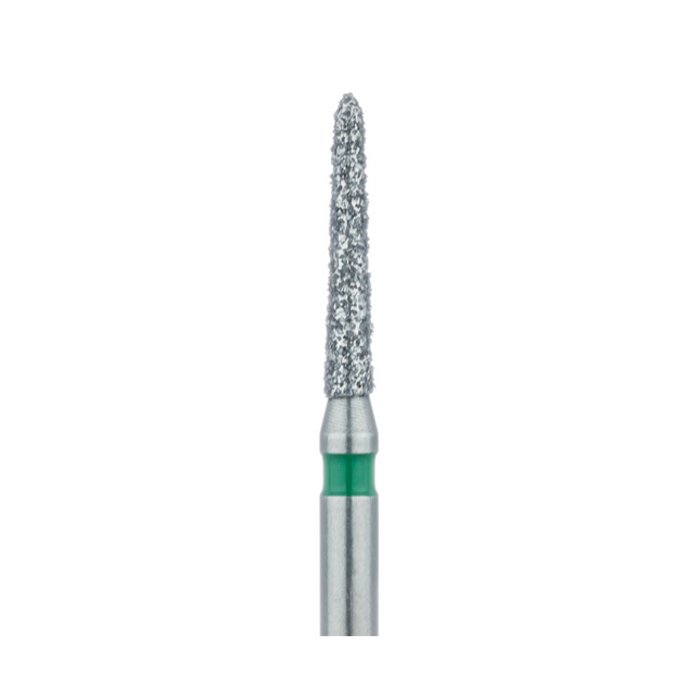 Meisinger Multi-Use Diamond Burs, FG, Modified Torpedo, # 878G, 1.4 mm, Coarse, Green, 5/Pk, 878G-014-FG