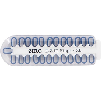 Zirc - Ez Id Rings Xl - 25/Pk Blue