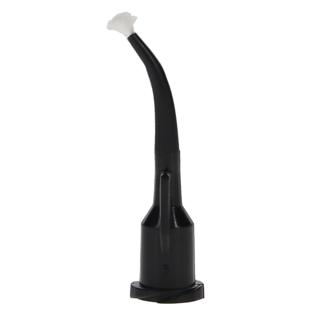 Delivery Tips, with Brush, Curved, Black, 100/Pk, 1169