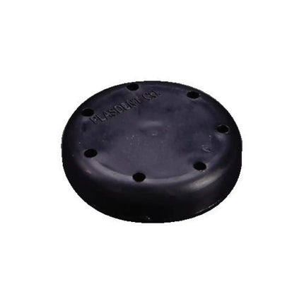 Plasdent - Magnetic Bur Block 7-Hole Small Round Black