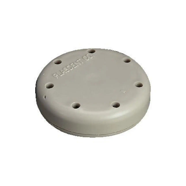 Magnetic Bur Block 7-Hole Small Round Gray
