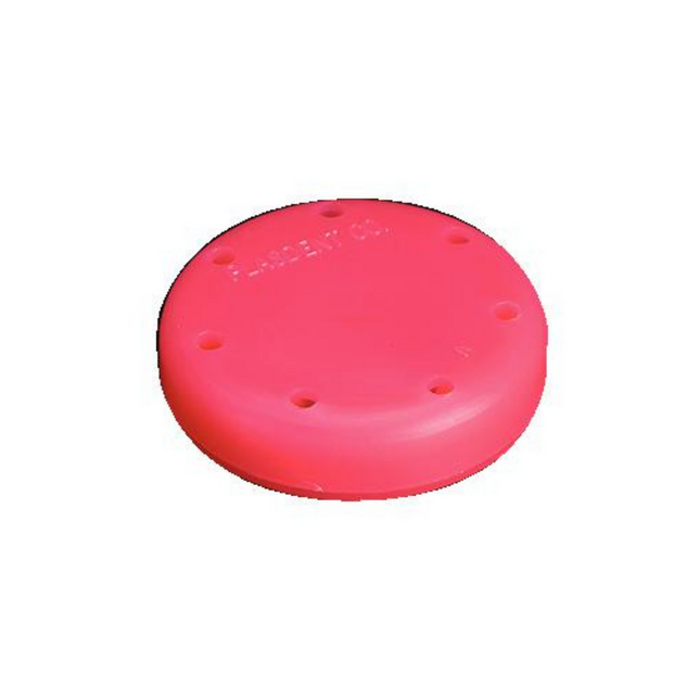 Magnetic Bur Block 7-Hole Small Round Neon-Pink, 400BSS-6N