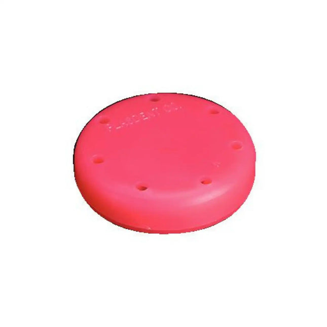Magnetic Bur Block 7-Hole Small Round Neon-Pink **Discontinued see PLA-400BSS-6