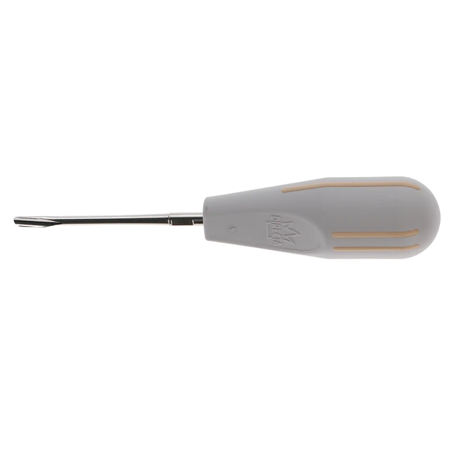 Directa - Luxator, 5 mm Straight Blade Tan Stripes. Indicated for interproximal use