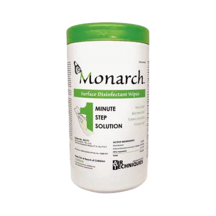 Air Tech - Disinfectant Wipes (Pre-moistened): 1 Canister with Wipes (100 ea. 7? x 9?)