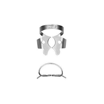 Hu-Friedy - Rubber Dam Clamp Satin Finish 3, RDCM3