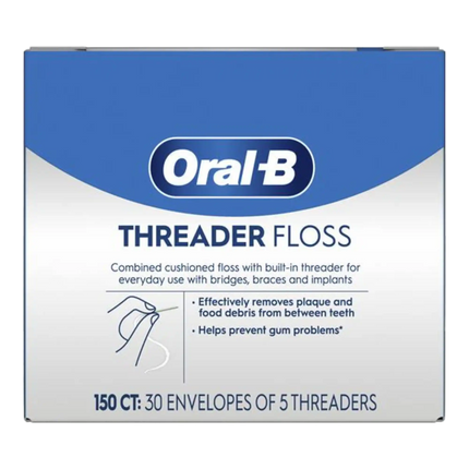 P&G - Oral-B Threader Floss 30 envelopes of 5 Threaders (replaces PROC-84843408)