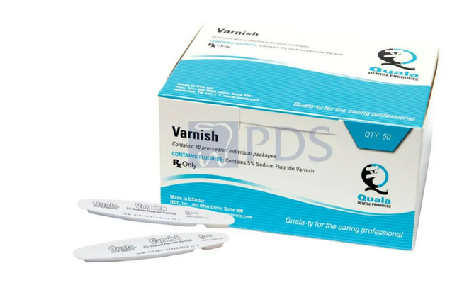 5% Sodium Fluoride Varnish, 0.5 ml, Caramel, White, 50/box