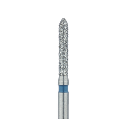 Meisinger Multi-Use Diamond Burs, FG, Long Torpedo, # 868, 1.4 mm, Medium, Blue, 5/Pk, 868-014-FG