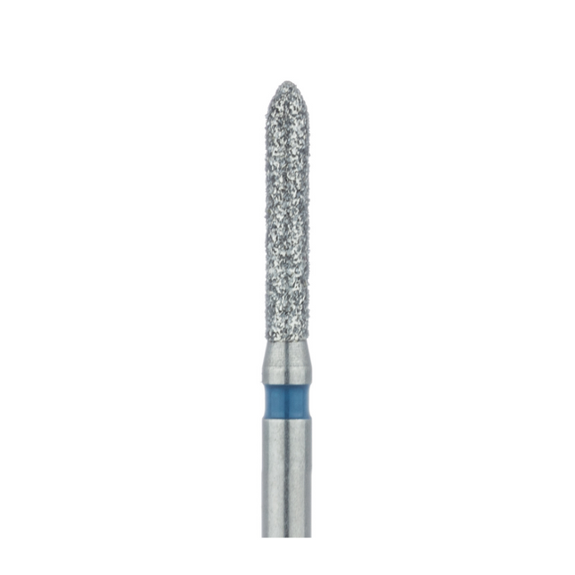 Meisinger Multi-Use Diamond Burs, FG, Long Torpedo, # 868, 1.4 mm, Medium, Blue, 5/Pk, 868-014-FG