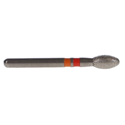 Zirconia Diamond Bur, FG, Football, # 833, 2.3 mm, Fine, Red, 5/Pk, Z833F-023-FG