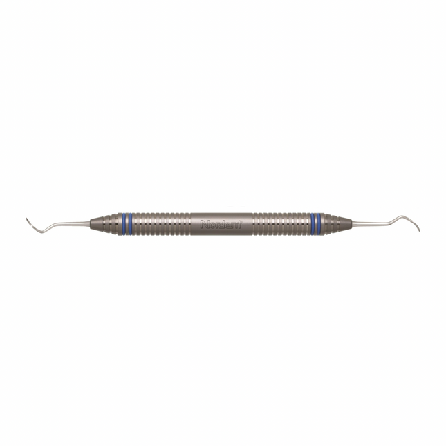 Implant Scaler DE Titanium ImplaMate Posterior Sickle #204S DuraLite ColorRings