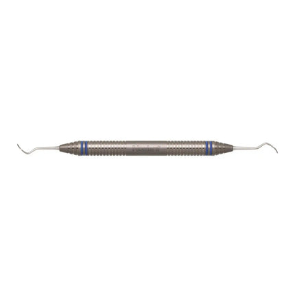 Implant Scaler DE Titanium ImplaMate Posterior Sickle #204S DuraLite ColorRings