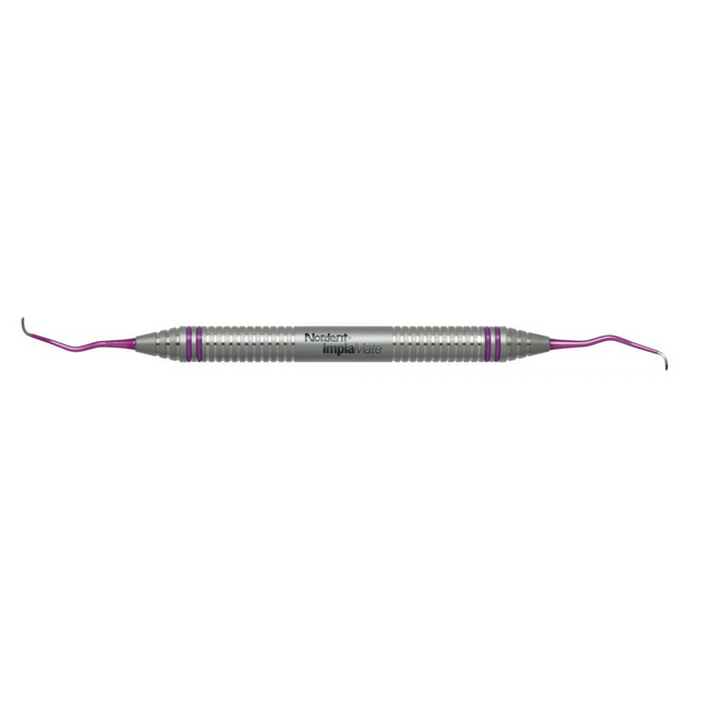 Implant Scaler DE Titanium ImplaMate Langer #1-2 DuraLite ColorRings