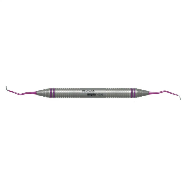 Implant Scaler DE Titanium ImplaMate Langer #1-2 DuraLite ColorRings