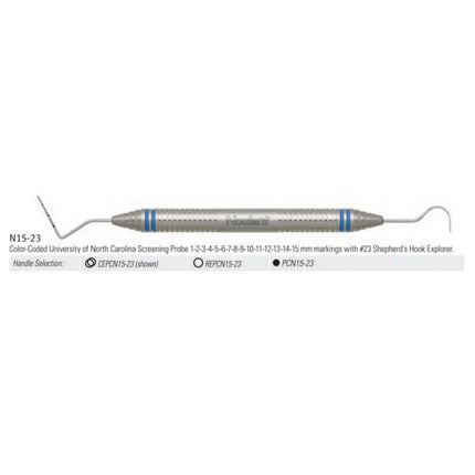 Expro #23 DE Color Coded Probe UNC #N15 DuraLite ColorRings