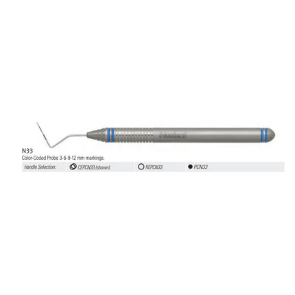 Probe SE Color Coded #N33 12mm DuraLite ColorRings