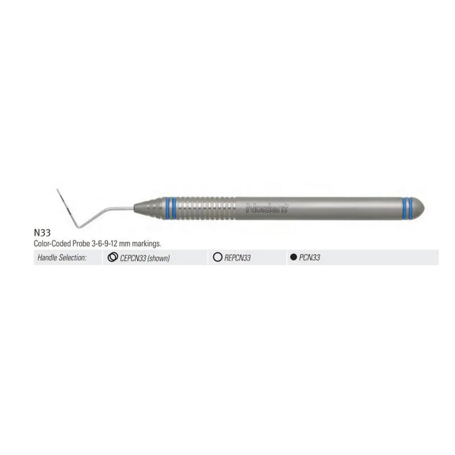 Probe SE Color Coded #N33 12mm DuraLite ColorRings