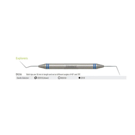 Explorer Endodontic DE #DG16 DuraLite ROUND