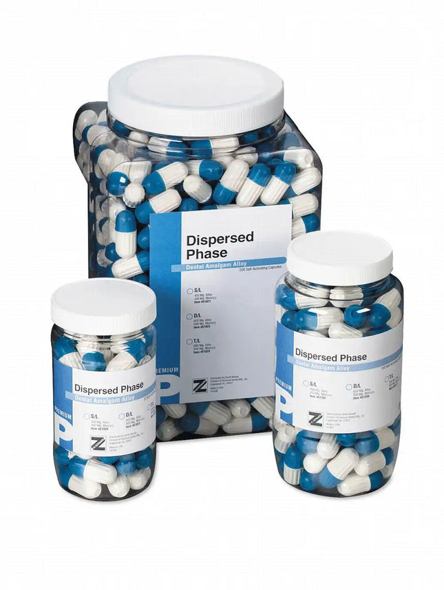 500 Capsules - Triple Spill (Cap: Yellow, Body: White)