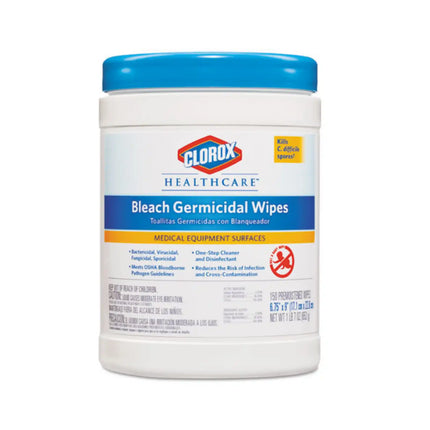 Clorox - Bleach Germicidal Wipes 6"x5" 150/Can