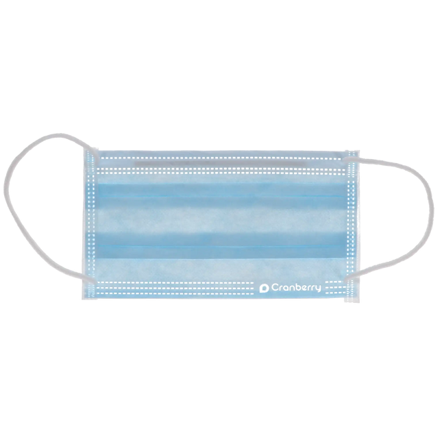 Cranberry - S3 Plus Mask Blue 50/Box ASTM-3