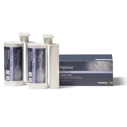 Flexitime Dynamix Putty Refill: 2 380 Ml Cartridges Mixing Tips & 1 Fixation Ring
