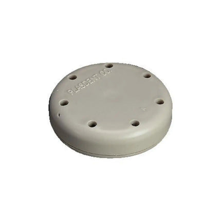 Plasdent - Silicone Magnetic Bur Block 7-Hole Small Round Gray