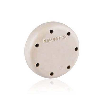 Magnetic Bur Block 7-Hole Small Round Sand, 400BSS-7PS