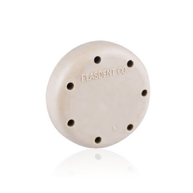 Magnetic Bur Block 7-Hole Small Round Sand, 400BSS-7PS