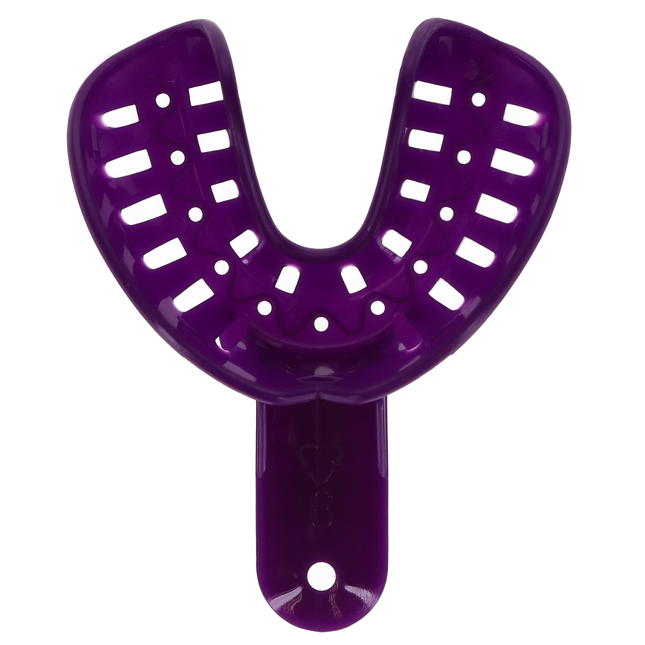 Excellent Colors Ortho Impression Trays #6 Large-Lower/Purple 25/Pk, ITO-6L