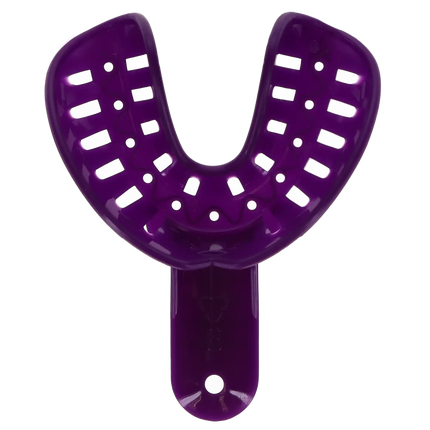 Plasdent - Excellent-Colors Ortho Impression Trays #6 LRG-LOW/Purple 25/Pk