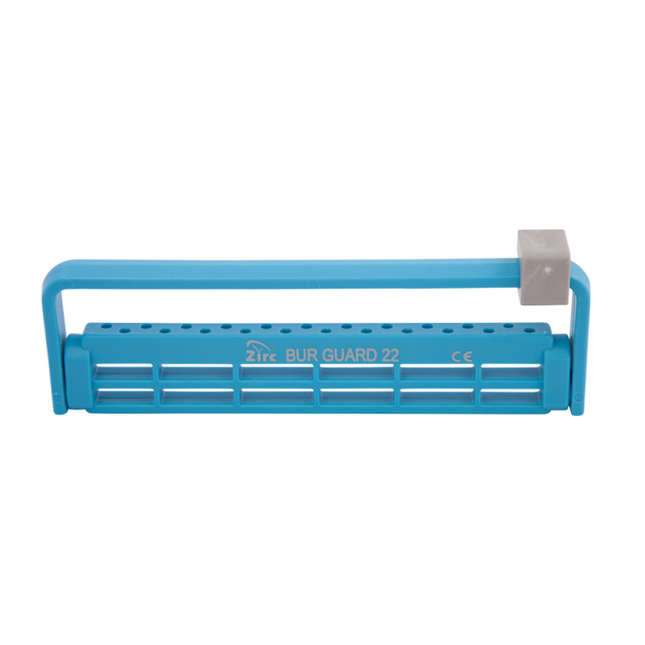 Steri-Bur Guard Plastic Bur Block, 22-Hole, Neon Blue, 1/Pk, 50Z410O
