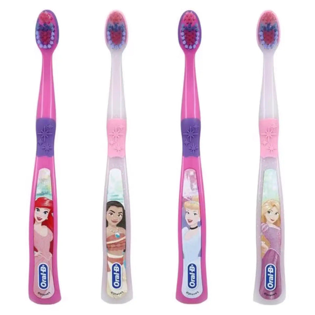 Kids Toothbrush, 3+ Years, Assorted Disney Princess character graphics, 6/bx (Old #s 80355774, 80356580) (replaces PROC-80355774)