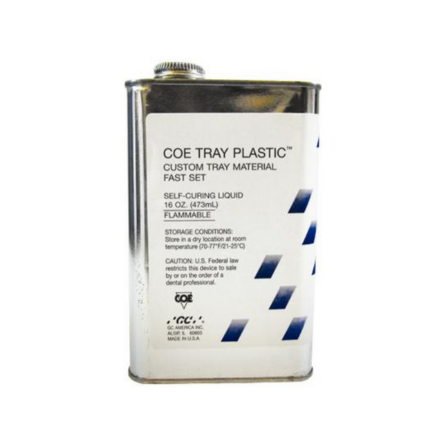COE Tray Plastic Liquid, Fast Set, 16 oz, 1/Pk