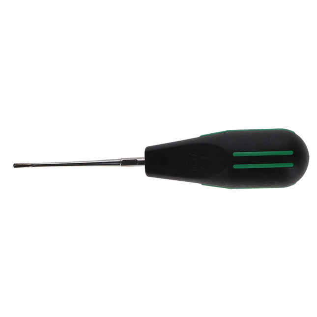 Luxator, Forte Elevator, 2.5mm, Straight, Black & Green, F25, 1/Pk, 506370