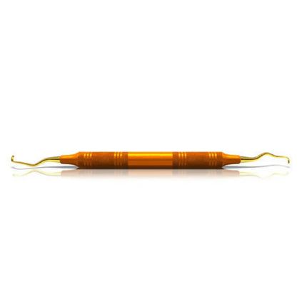 Curette Gracey Deep Pocket 15-16 3/8 Orange Resin Handle