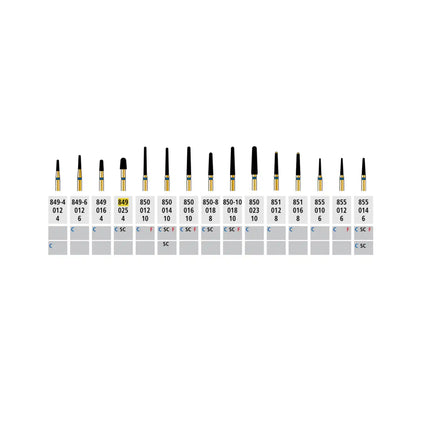 Alpen Diamonds G849-314-025-04.0-M (replaces R849C025FG)