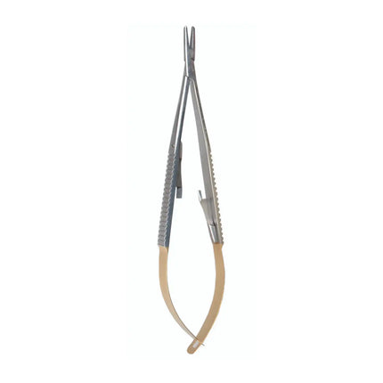 Castroviejo Needle Holder Straight 5.5" Flat Handle