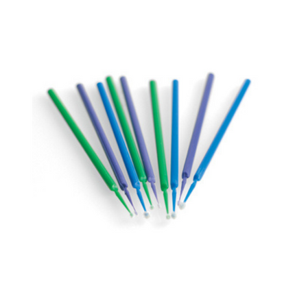 Points Disposable Brush Applicators, Medium, Dark Blue, 400/Pk