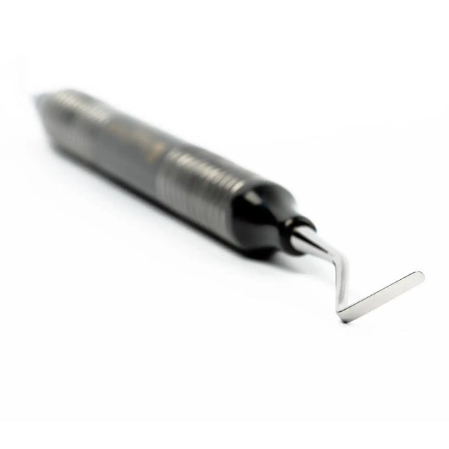 Pascal - Retrax R-101 Semi-Round Non-Serrated Black Handle