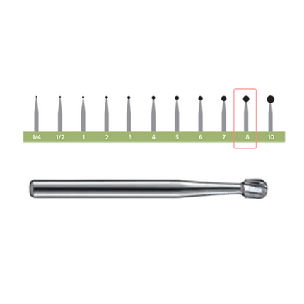 Carbide Bur Surgical FG8 100/Pk, FG8-KCC
