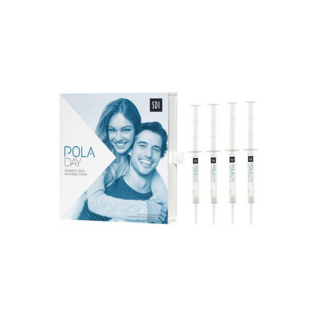 Pola Day Tooth Whitening System, 7.5% Hydrogen Peroxide, Mini Kit, 1.3 g, 4/Pk