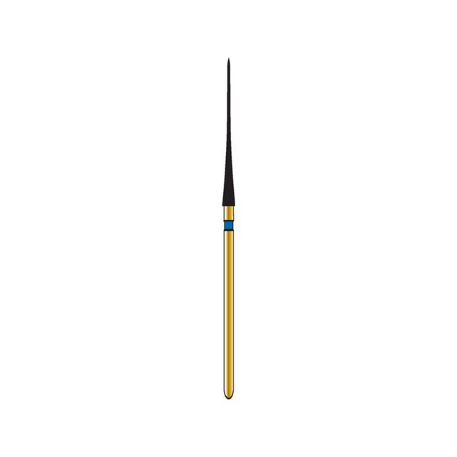 Alpen Multilayer Diamond Burs, FG, Interproximal Cone, # 392, 1.8 mm, Extra Fine, Yellow, 5/Pk, 60031831