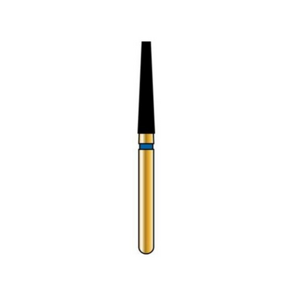 Alpen Multilayer Diamond Burs, FG, Flat End Taper, # 848, 2.3 mm, Super Coarse, Black, 5/Pk, 60032175