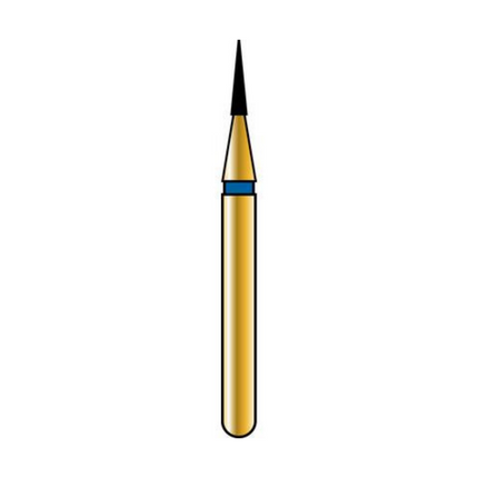 Alpen Multilayer Diamond Burs, FG, Flame, # 853, 0.8 mm, Extra Fine, Yellow, 5/Pk, 60032261